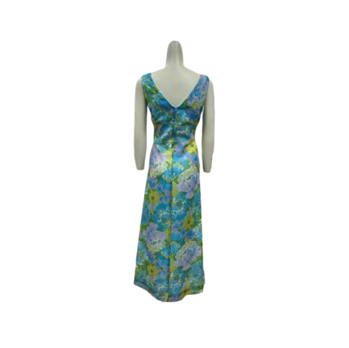 Vintage 1970s Floral Maxi Dress