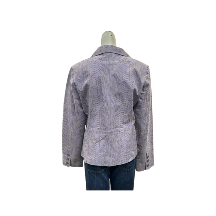 Bernardo Snakeskin Print Jacket