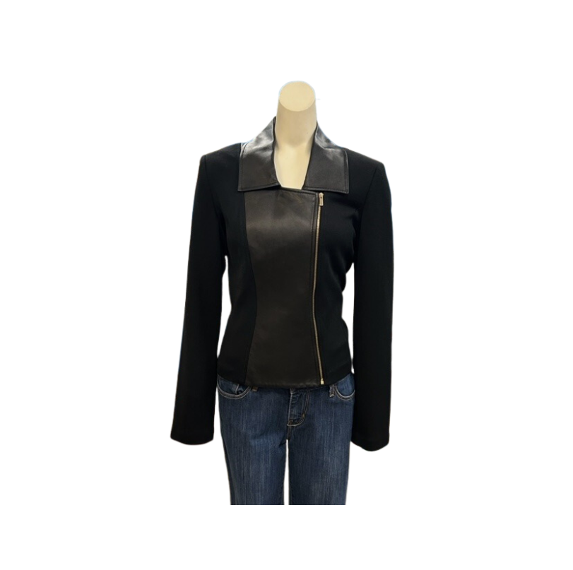 St. John Wool & Leather Jacket