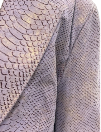 Bernardo Snakeskin Print Jacket