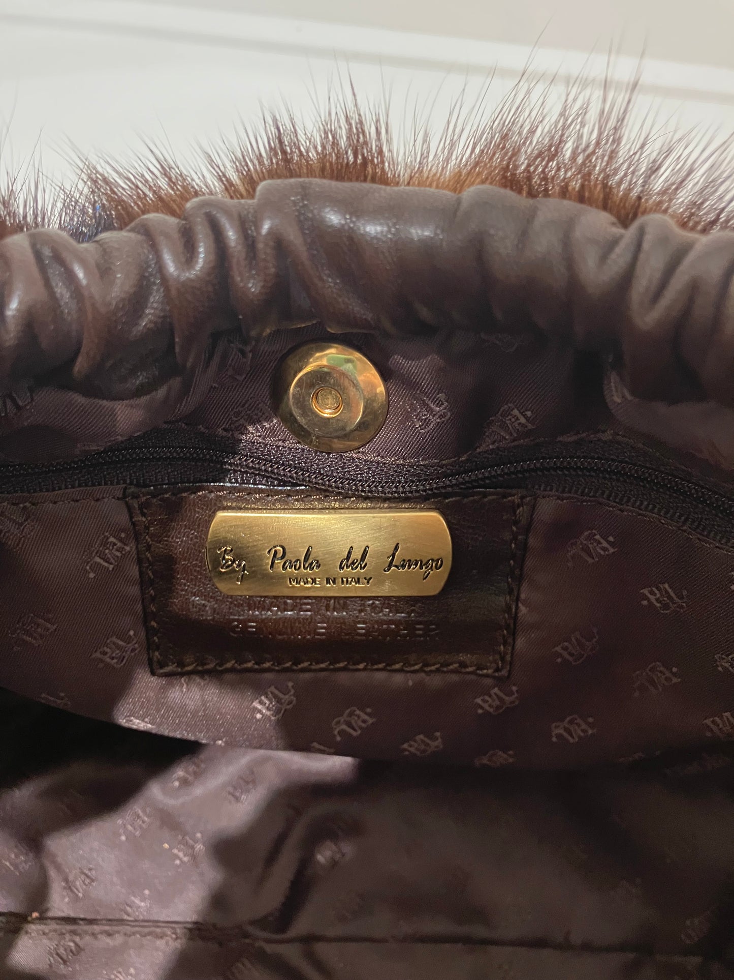 “Paola del Lango” Mink Bag