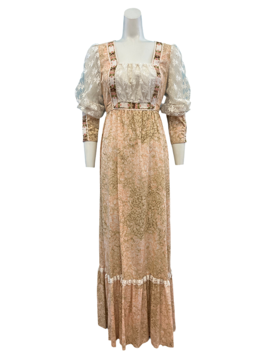 Vintage 1970’s Vicky Vaughn Renaissance Dress