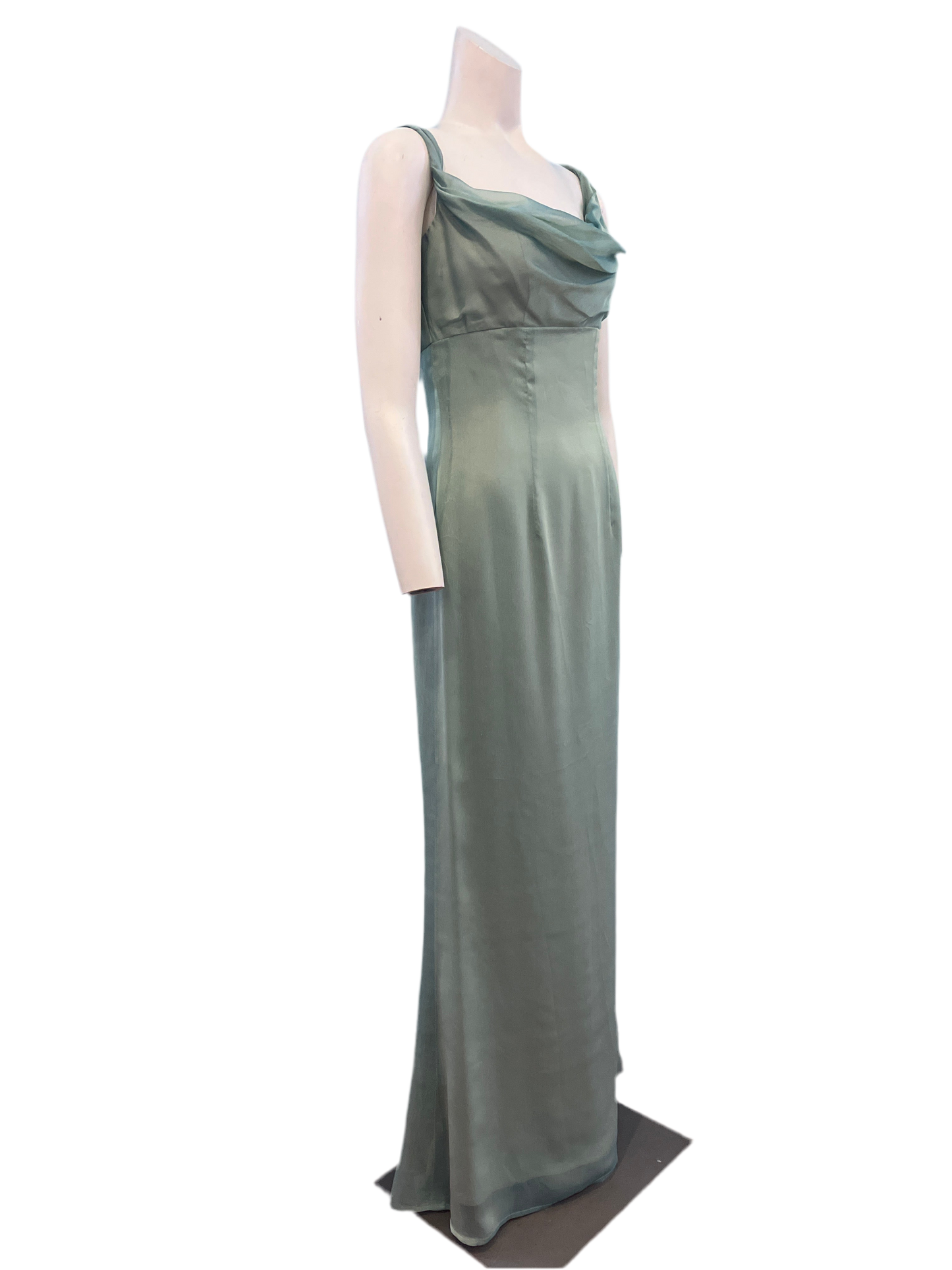Vintage 1990’s Watters And Watters Green Dress
