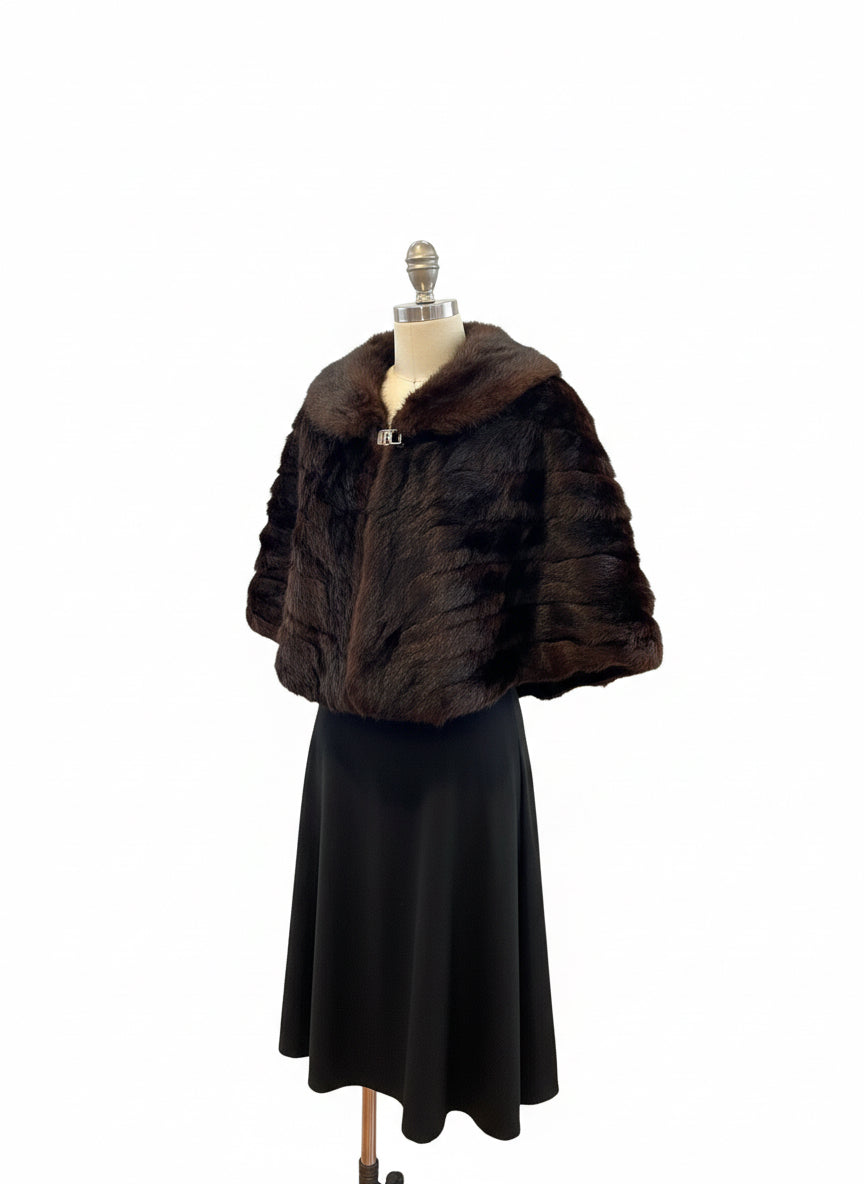 Vintage Genuine Fur Stole by L.R. Fox of New York
