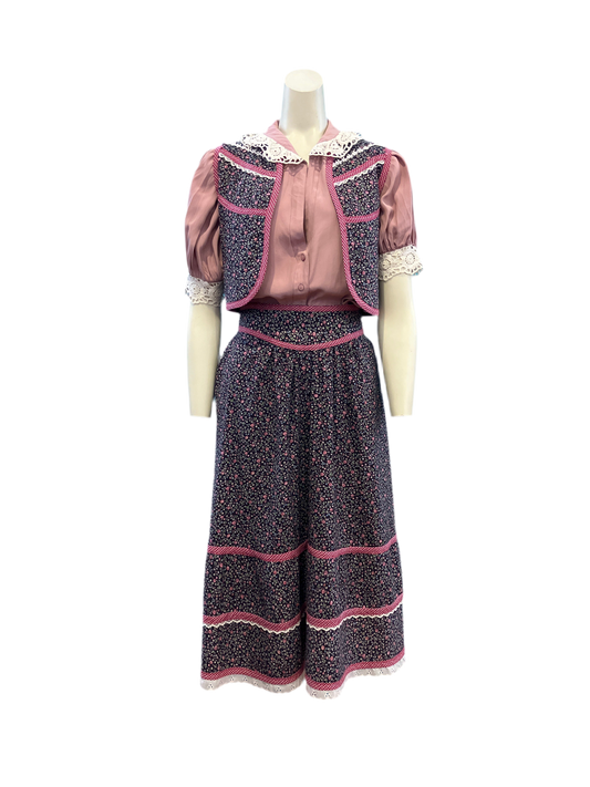 Vintage 1970’s Gunne Sax by Jessica McClintock (Blouse & Hat not included)