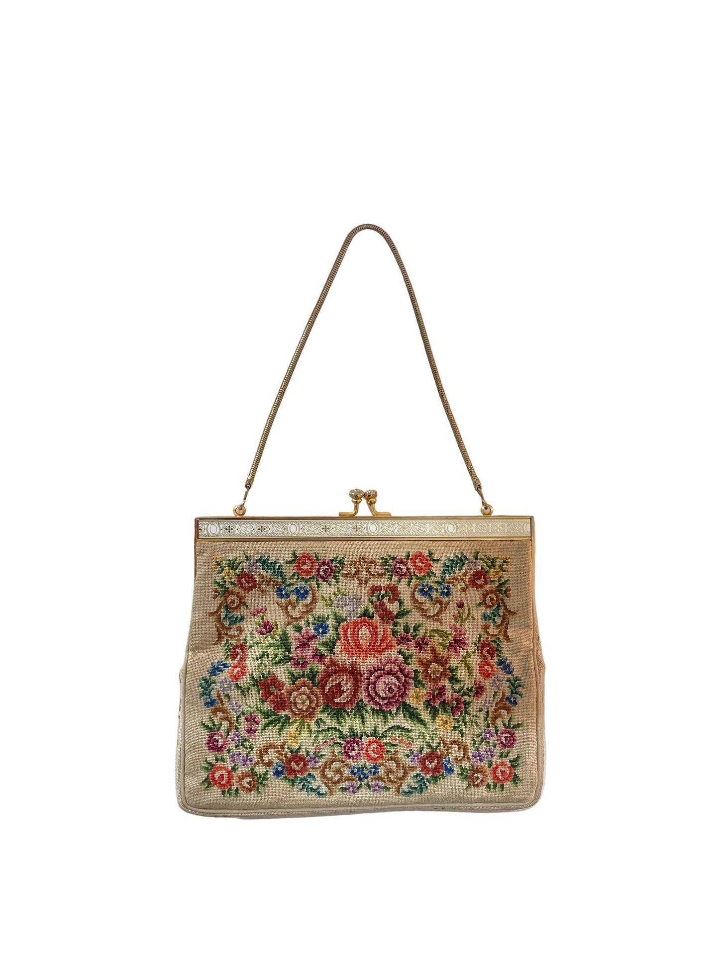 Vintage Petit Point Bag