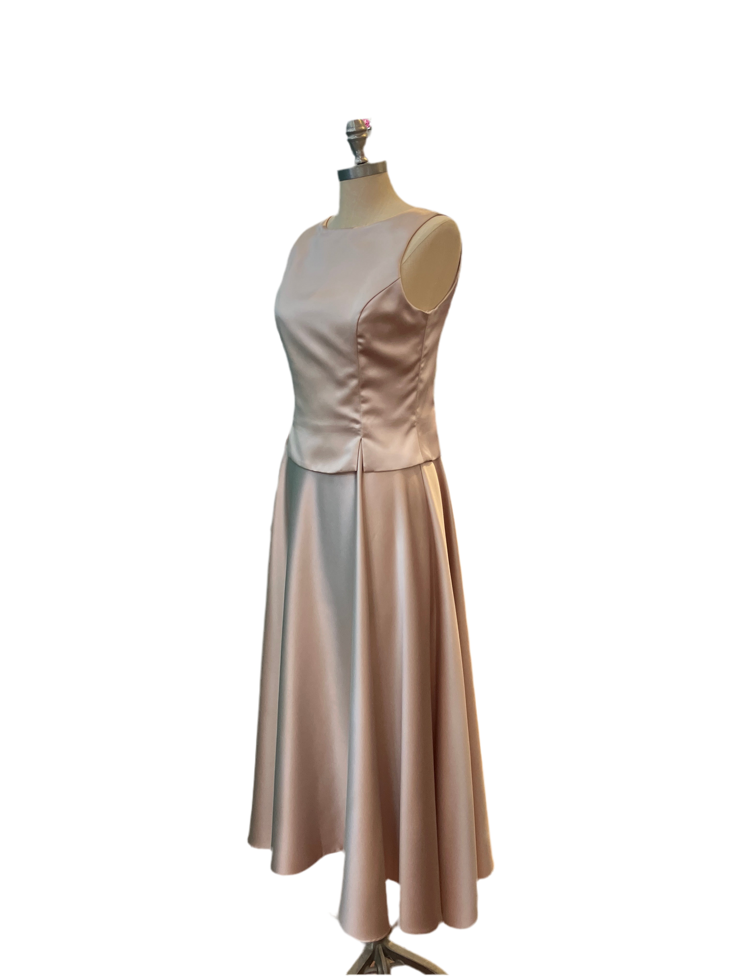 Vintage Jessica McClintock Pale Rose Formal Dress