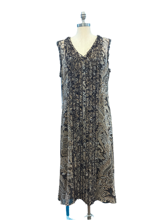 Vintage Oscar De La Renta  Co. Silk Dress