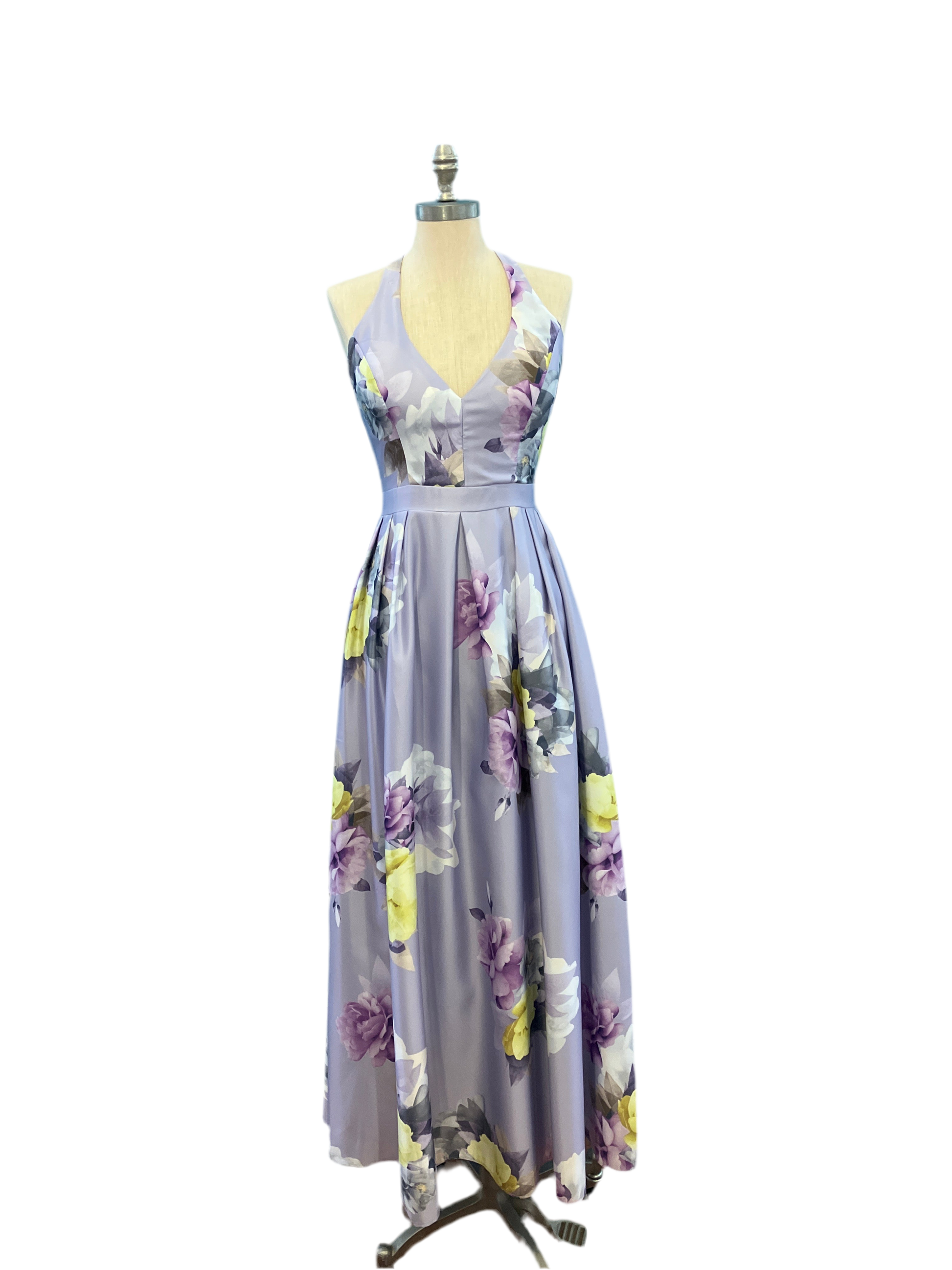 jump apparel dress JUMP Apparel Floral Gown – Amorin Vintage