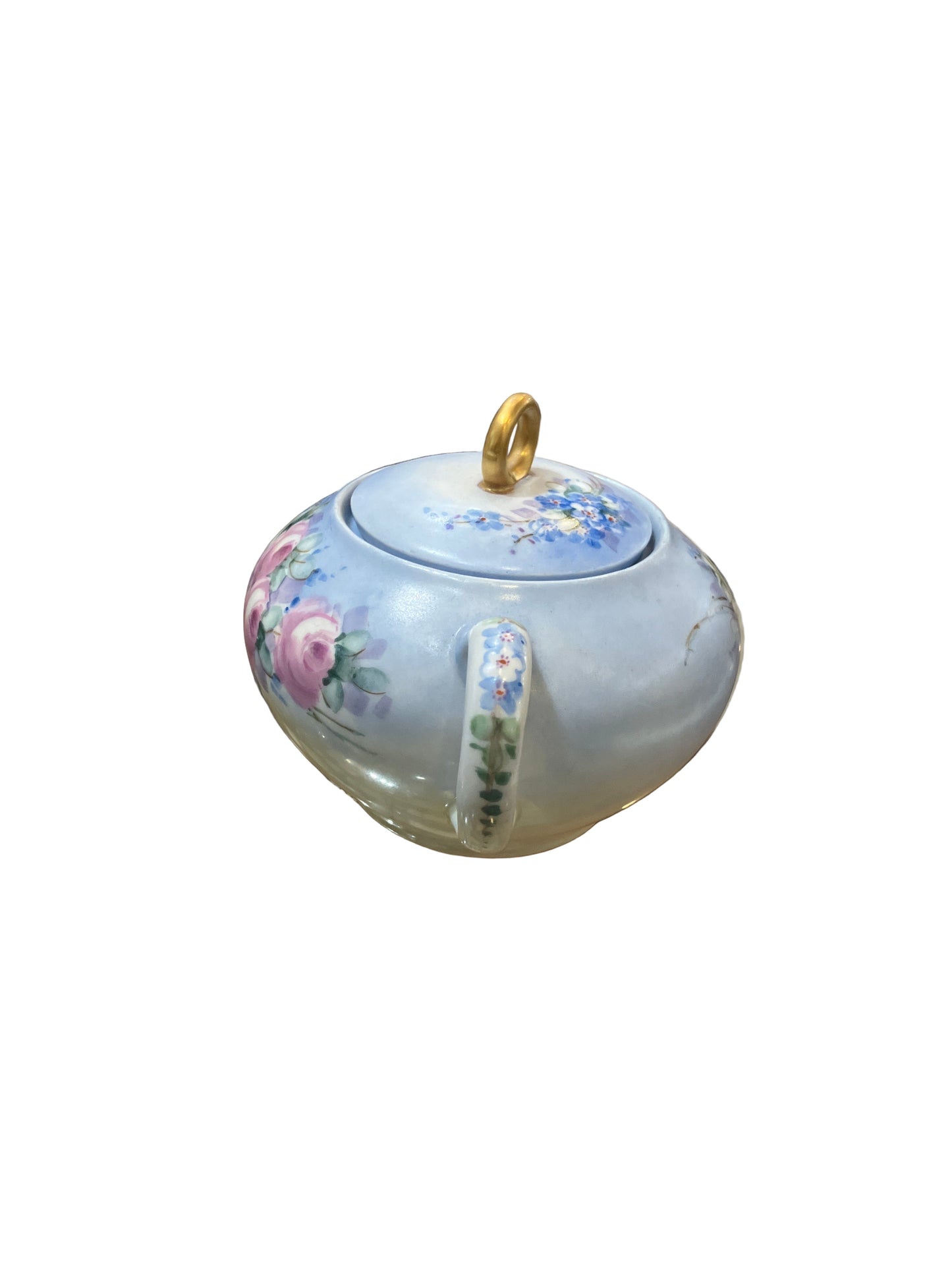 Vintage Hand Painted Signed “C.O. Livingston” Cream & Sugar Set