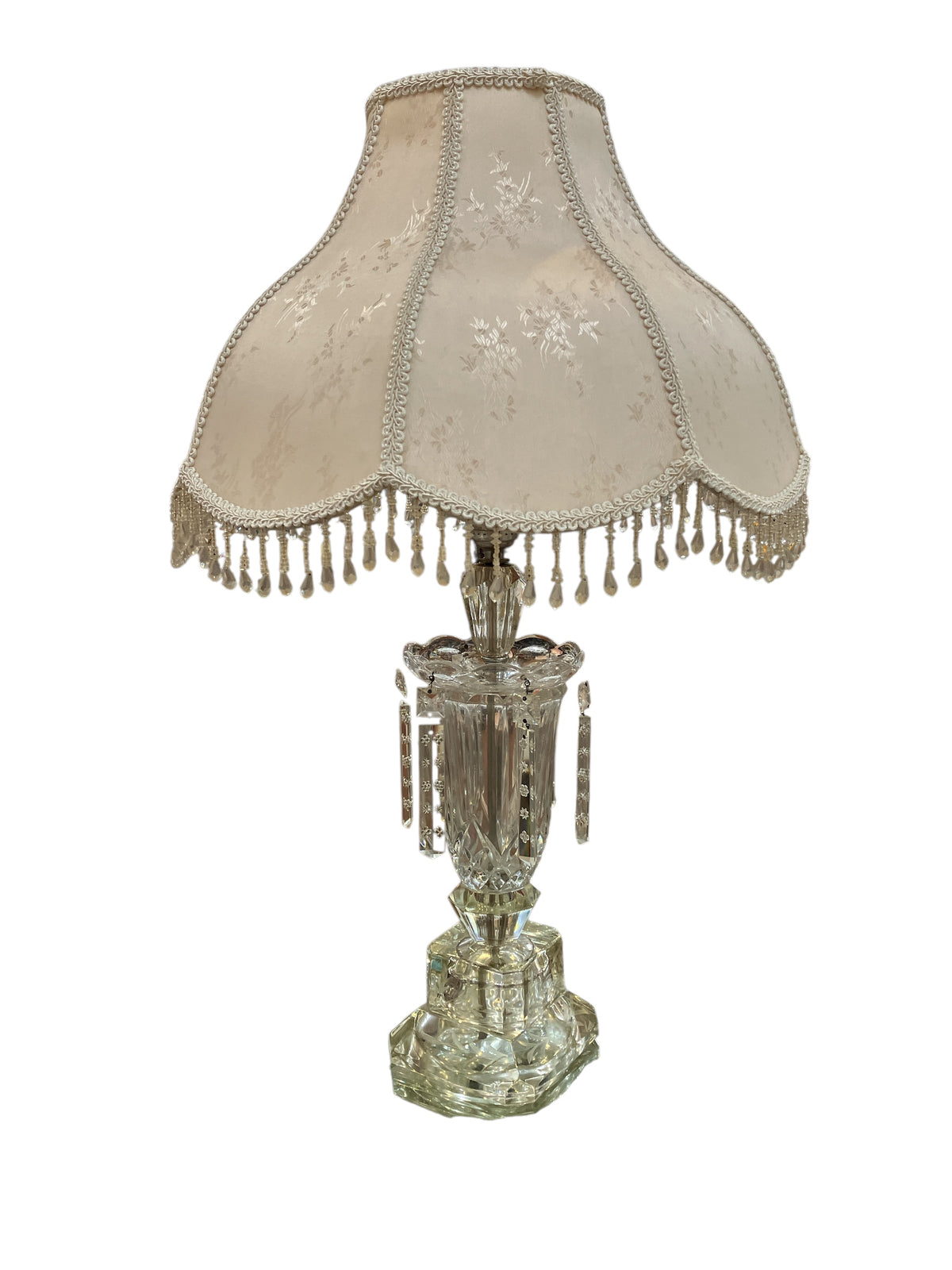 Vintage Crystal Lamp
