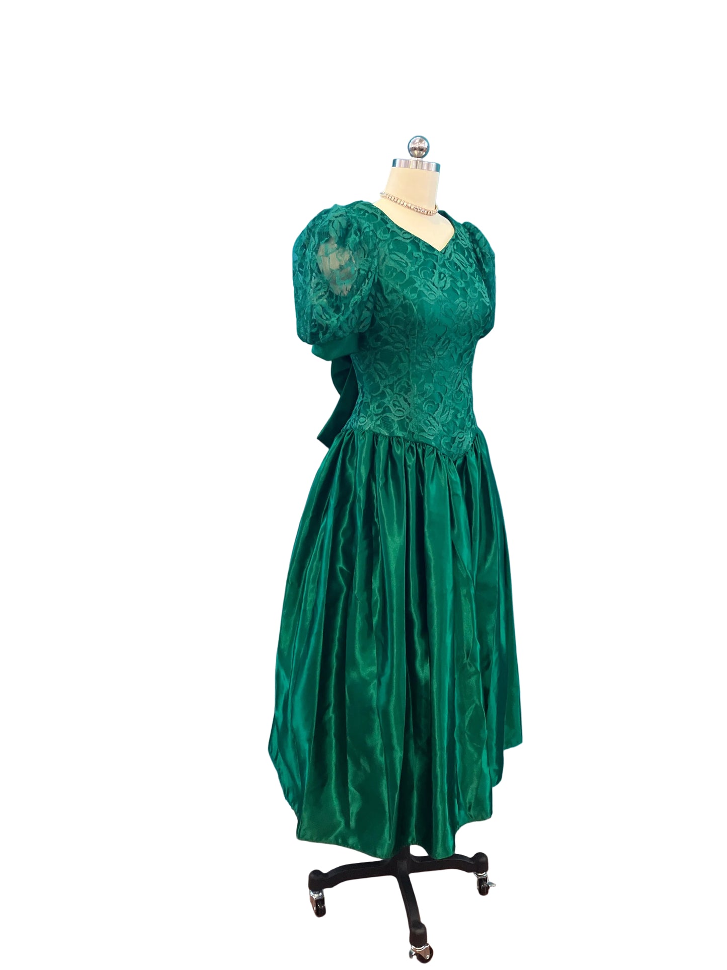 1980’s Green Dress (accessories not included)