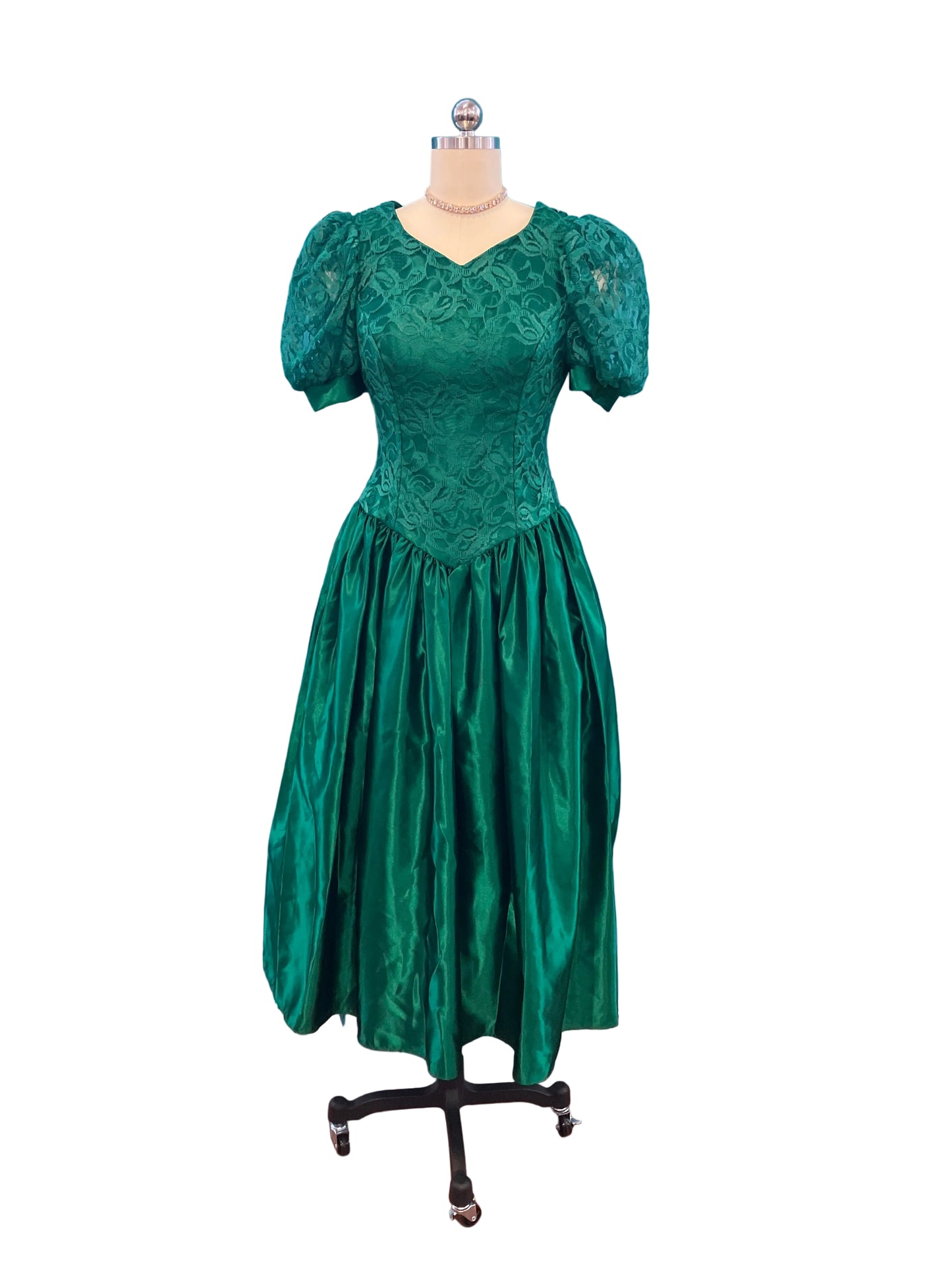 1980’s Green Dress (accessories not included)
