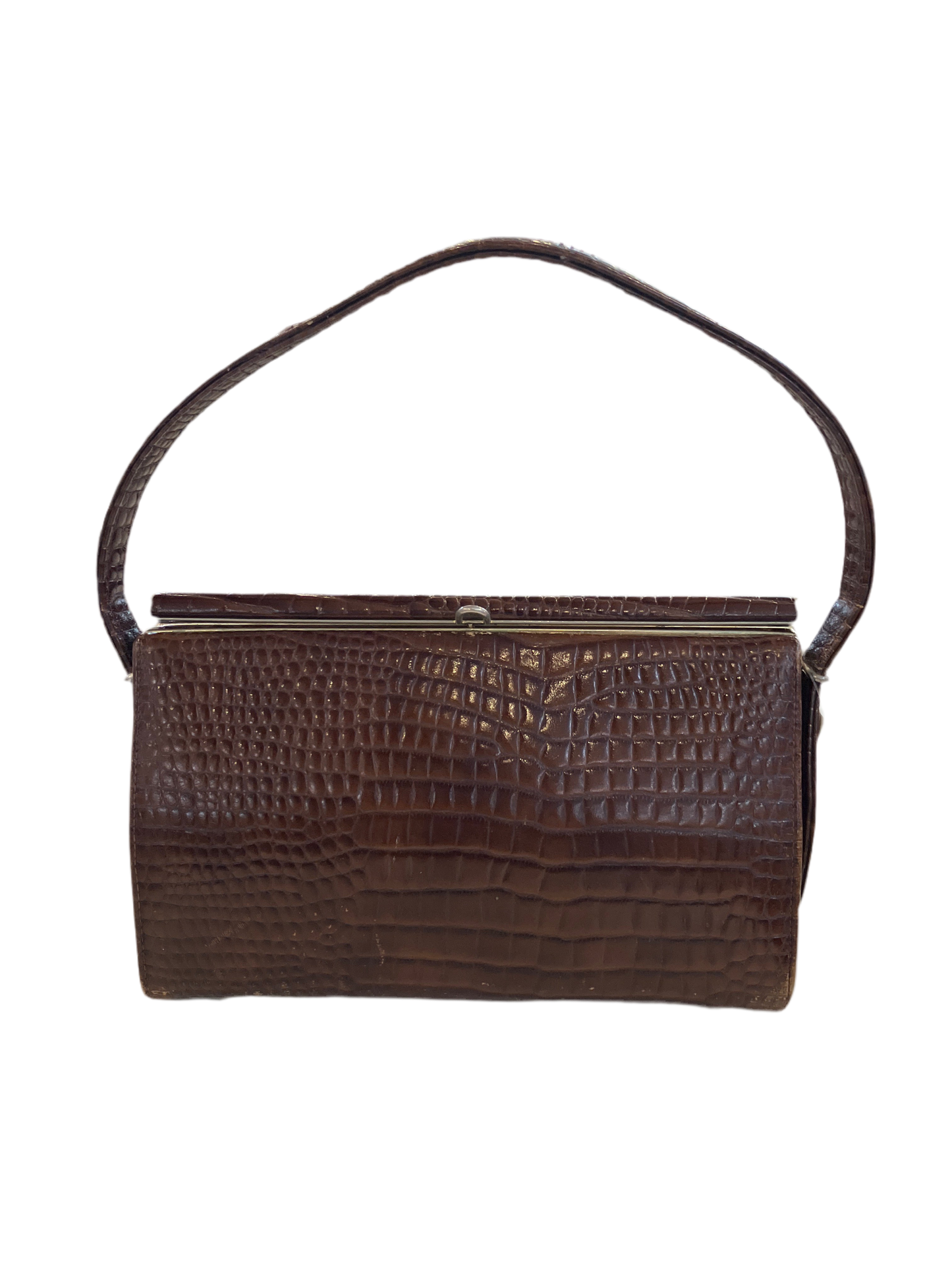 Vintage “Caprice” Brand Crocodile Style 1960s Bag