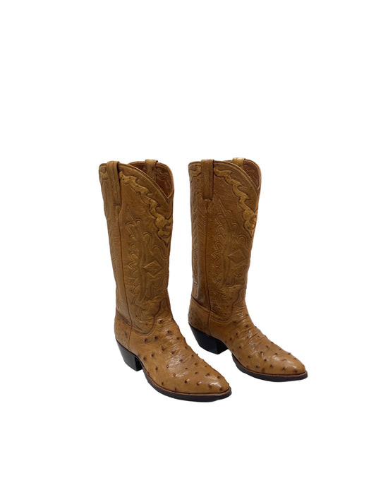 Vintage San Antonio Ostrich Boots