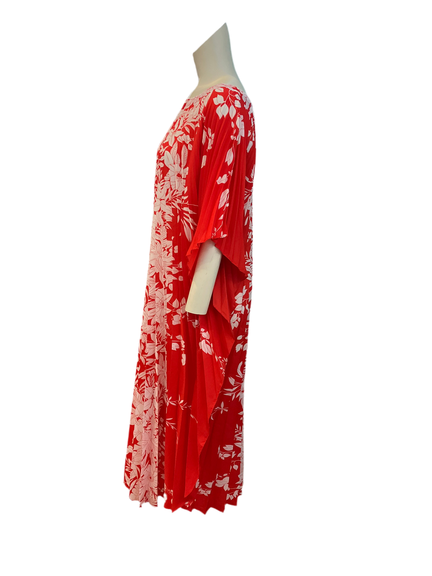 Vintage Authentic Hawaiian Palm Caftan Made in 1976