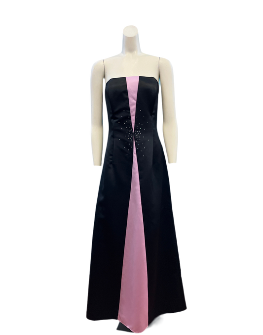 Vintage 2000’s Gunne Sax Black + Pink Dress