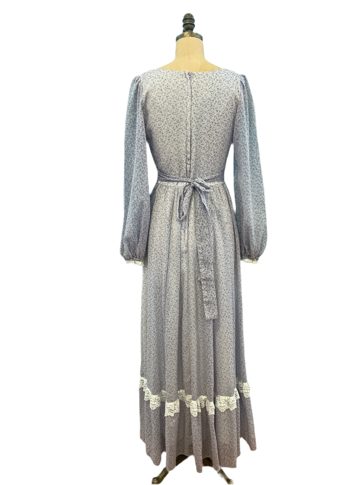 Vintage 1970’s Floral Purple Gunne Sax Dress