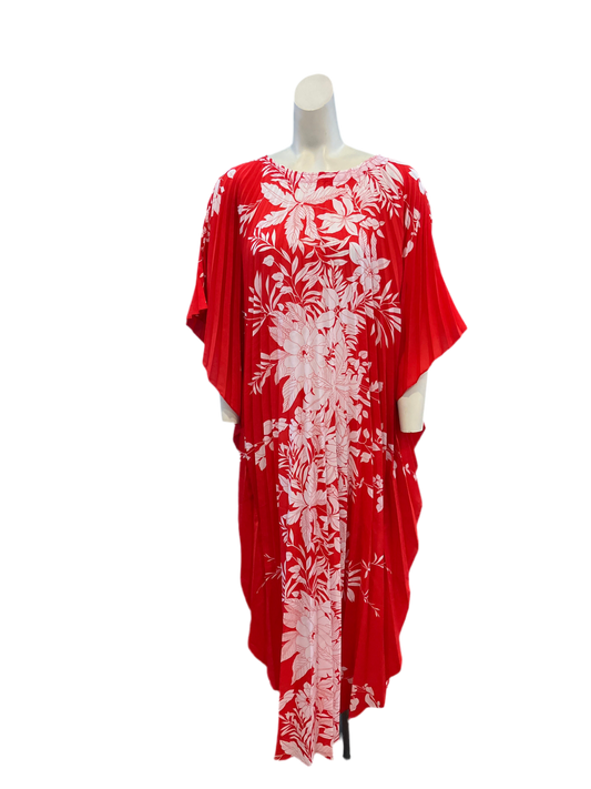 Vintage Authentic Hawaiian Palm Caftan Made in 1976