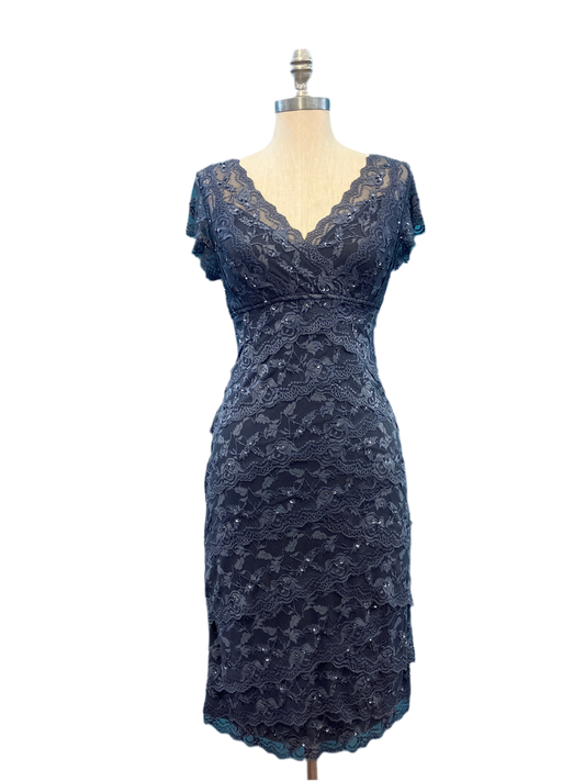 Vintage NWT MARINA Dress with Lace and Sequins