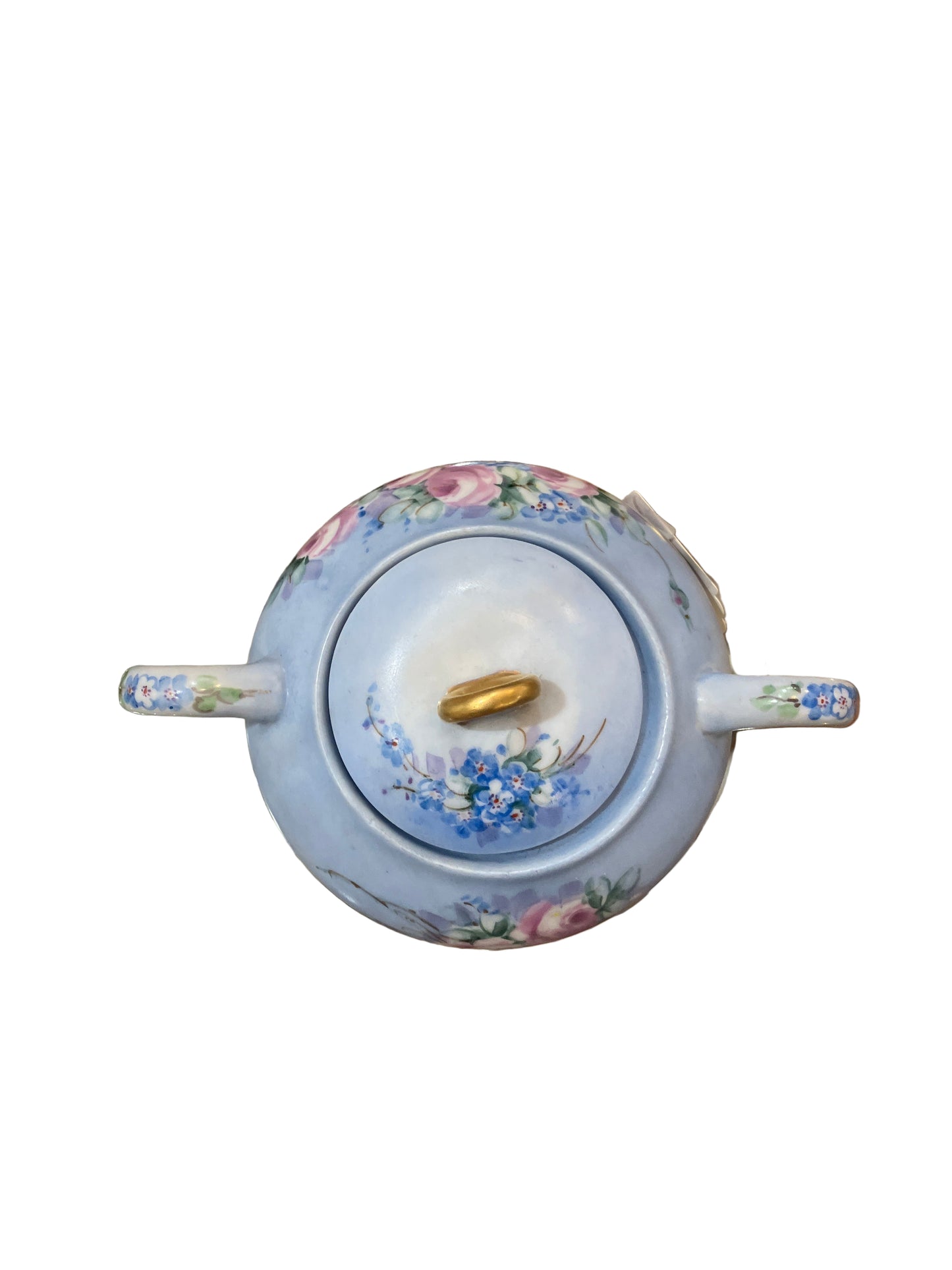 Vintage Hand Painted Signed “C.O. Livingston” Cream & Sugar Set