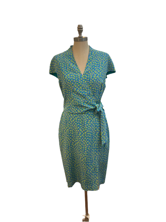 1980s Designer Spencer Jeremy 100% Silk Dress