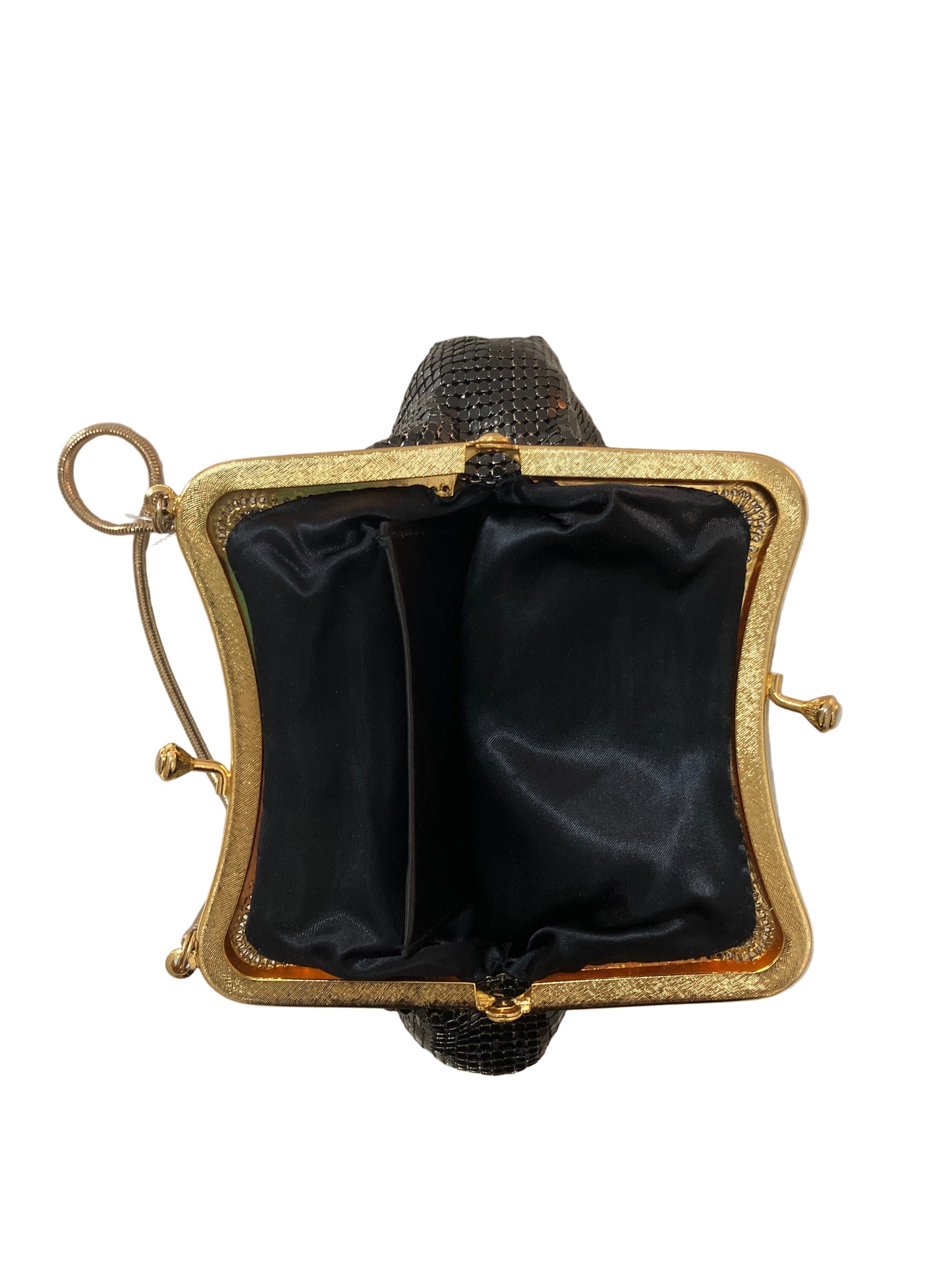 Vintage Black Metal Mesh Bag