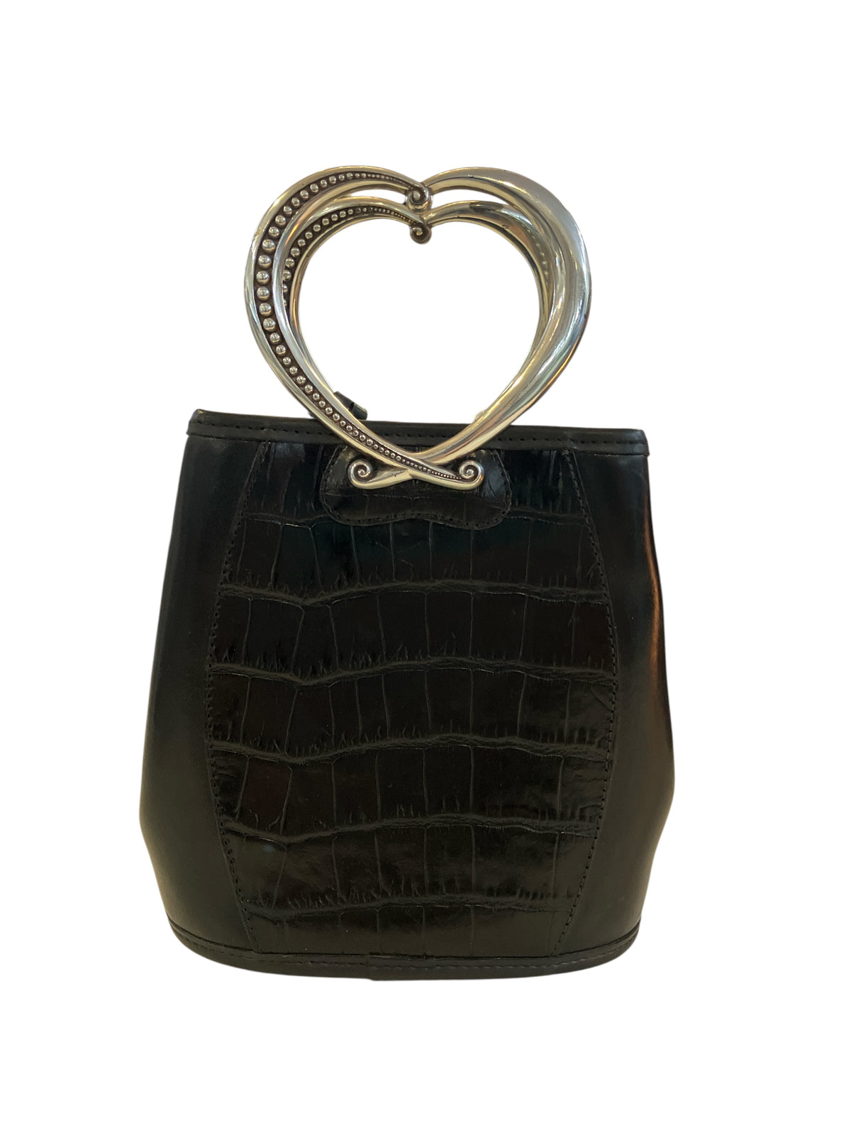 Vintage Brighton Mini Bucket Bag with Heart Shaped Handle
