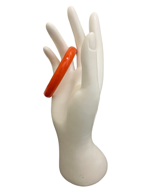 Bakelite Orange Marble Color Bangle