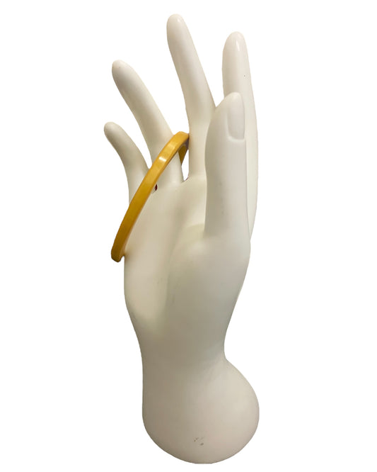 Bakelite Yellow Color Bangle (3rd)