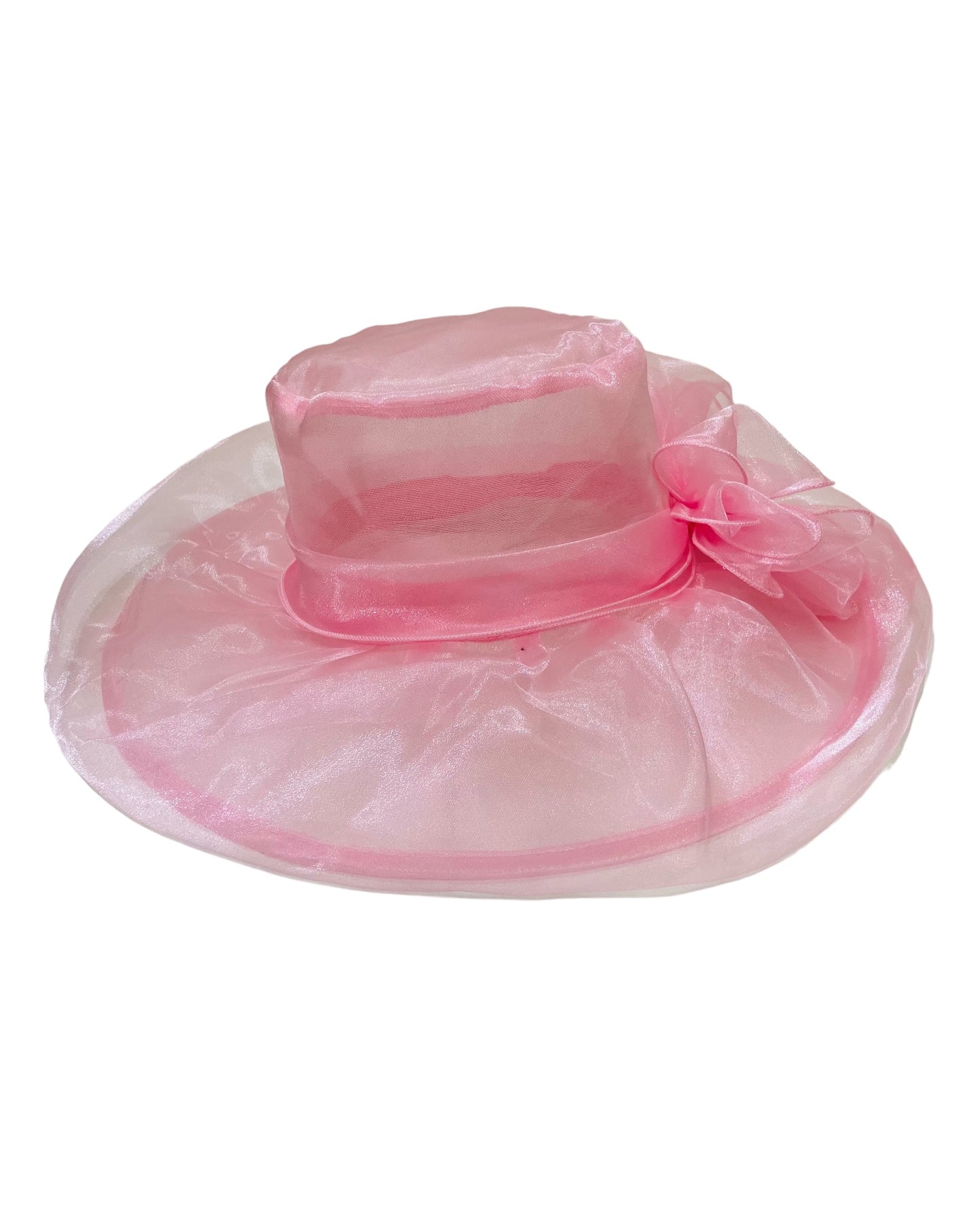 Vintage Style Pink Organza Style Hat