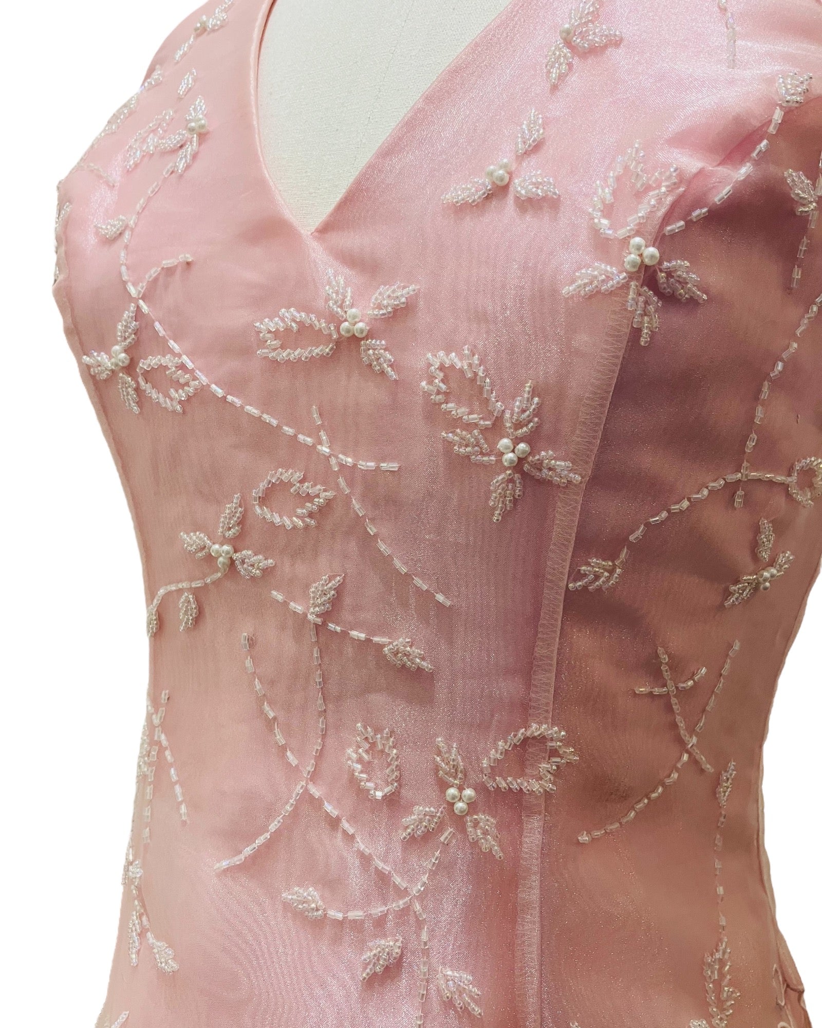Vintage 1990s Morgan and Co. Pink Prom Dress Amorin Vintage Vintage 1990s Morgan and Co. Pink Prom Dress Amorin Vintage