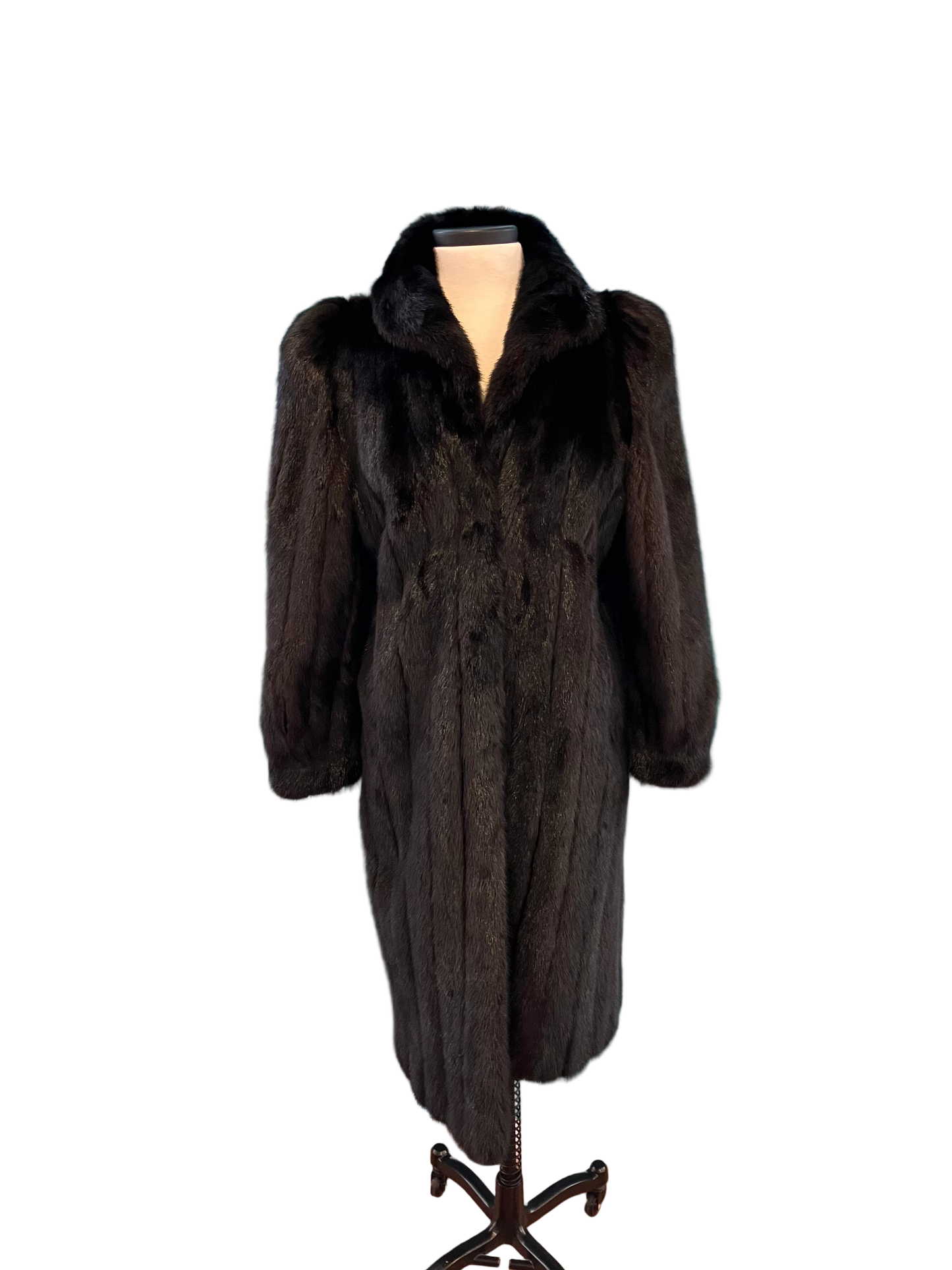 Vintage Weinstock Dress Length Mink Coat